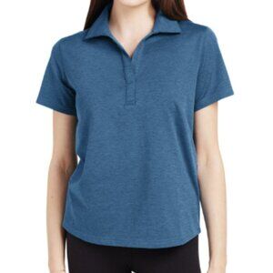 Glyder Blue Fairway Polo Shirt Women's Size Medium